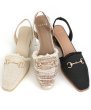 画像6: women's comfortable breathable square head with low-heeled slippers sandals バックストラップビットシューズ　ローファー　サンダルスリッパ (6)