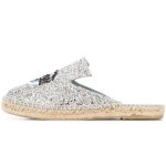 画像2: women's  big eyes eyelashes sequins baotou fisherman slippers フラットウインク＆スパンコールエスパドリーユサンダル　スリッパ (2)