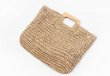 画像5:  woman simple large capacity portable hand-woven bag シンプルトート　セカンド籠　かごバック (5)