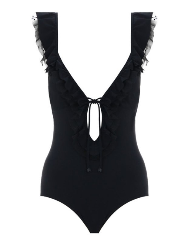 画像7: Women's Sexy Bikinis Beach Swimsuit Bikiniフリル付きワンピーススイムウエア水着ビキニモノキニワンピース (7)