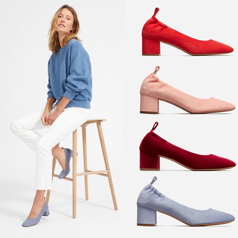 画像10: Leather heel pumps  shoes レディースヒールシンプルパンプスシューズ・靴  (10)