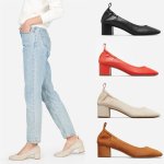 画像8: Leather heel pumps  shoes レディースヒールシンプルパンプスシューズ・靴  (8)