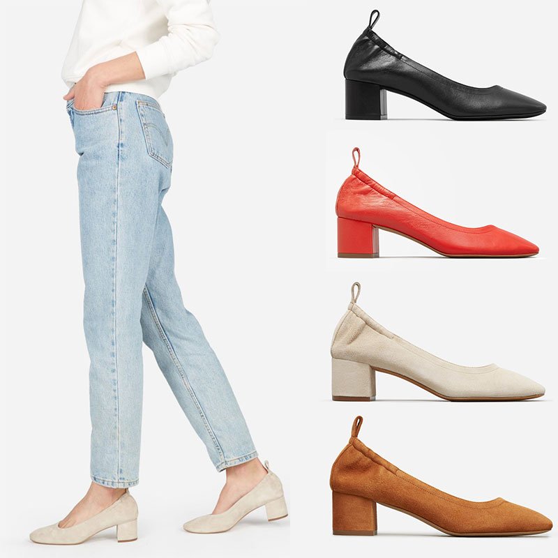 画像8: Leather heel pumps  shoes レディースヒールシンプルパンプスシューズ・靴  (8)