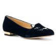 画像1: Cat flat  loafers pumps shoes レディースキャット猫フラットパンプスシューズ・靴 サンダル・ミュールフラットパンプス　 (1)