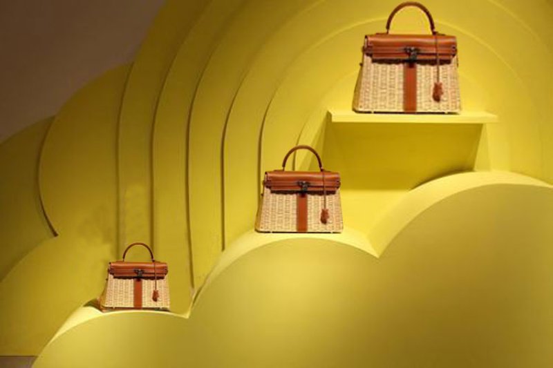 画像9: Woman Handmade rattan  straw handbag woven bag シンプルトート　セカンド籠　かごバック (9)