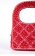 画像7:  woman  Handmade Beaded Small Tote Handbagハンドメイドビーズトート　パーティーバック (7)