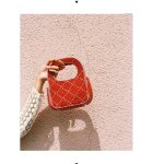 画像5:  woman  Handmade Beaded Small Tote Handbagハンドメイドビーズトート　パーティーバック (5)