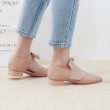 画像2: straps women's shoesフラットリボンバックストラップレザーパンプス　サンダル (2)