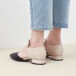 画像3: straps women's shoesフラットリボンバックストラップレザーパンプス　サンダル (3)