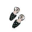 画像1: women's Dot half flat pumps sandals shoesドット水玉バックストラップパンプス　サンダル (1)