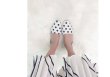 画像6: women's Dot half flat pumps sandals shoesドット水玉バックストラップパンプス　サンダル (6)