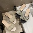 画像3: Women's  pearl flat slippers fashion wear open toe sandals slide sandals　パール付きスライドフラットサンダル レディース 女性用 シューズ  (3)