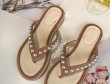 画像6: Women's Pearl with Tong Flat Sandals　パール付きフラットトングサンダル (6)