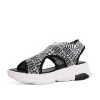 画像1: WOMEN’S Elastic Knit sports sneakers sandals  shoes エラスティックニットソックスサンダル スニーカー (1)