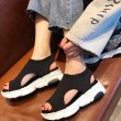 画像2: WOMEN’S Elastic Knit sports sneakers sandals  shoes エラスティックニットソックスサンダル スニーカー (2)