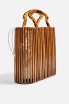 画像3: bamboo basket basket personality bagバンブー バケットトートカゴ　籠　かごトートバック　 (3)