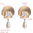 画像8:  shell imitation pearl earrings　シェル＆パールピアス　イヤリング (8)