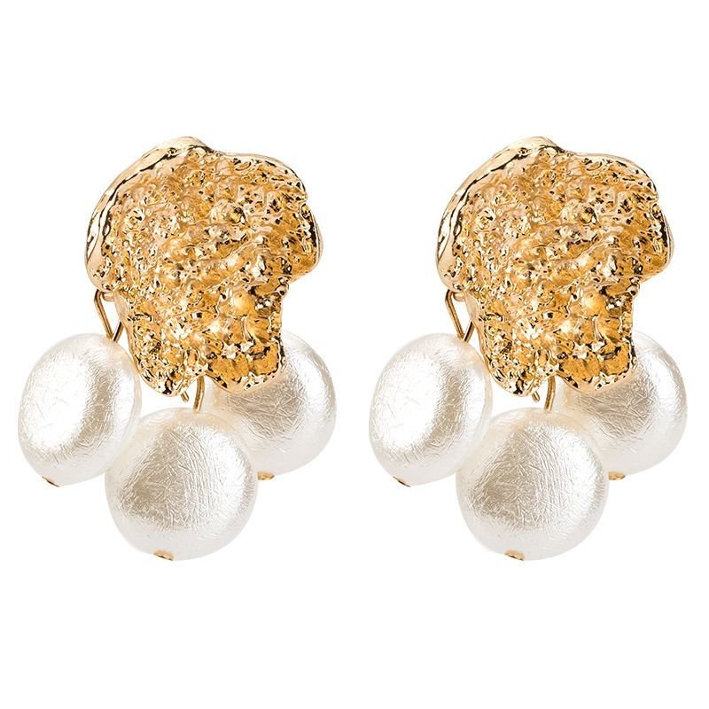 画像3: Celebrity Earrings with Metal and Pearl Earringsメタル＆パールピアス　イヤリング (3)