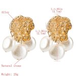 画像7: Celebrity Earrings with Metal and Pearl Earringsメタル＆パールピアス　イヤリング (7)