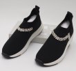 画像5: WOMEN’S Elastic rhinestone bottom socks shoes sneakers エラスティックラインストーン付ソックスブーツ　スニーカー (5)