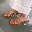 画像13: Women's open toe Crystal heel sandalsメッシュ クリスタルヒール サンダルスリッパ シューズ・靴 レディース 女性用 シューズ  (13)