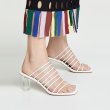 画像3: Women's open toe Crystal heel sandalsメッシュ クリスタルヒール サンダルスリッパ シューズ・靴 レディース 女性用 シューズ  (3)