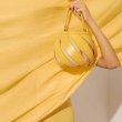 画像6: small round Lantern shoulder tote  bag handbags ランタン型スモールショルダー トートレザーハンドストラップバッグ 　 (6)
