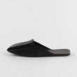 画像3: Women'ssquare head flat slippers outside wearing simple wild Baotou sandalsレザーフラットミュール サンダルスリッパ シューズ・靴 レディース 女性用 シューズ  (3)
