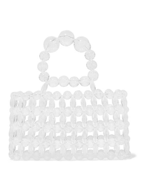 画像3:   crystal handmade bubble beads beaded bag　クリスタルハンドメイドバブルビーズバッグ (3)