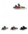 画像2: Women's soft bottom  Flat sandals slippers  ソフトボトムボウ　リボン付き オープントゥ フラット サンダル　スリッパ シューズ・靴 レディース 女性用 シューズ  (2)