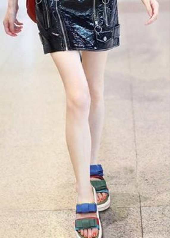 画像6: Women's soft bottom  Flat sandals slippers  ソフトボトムボウ　リボン付き オープントゥ フラット サンダル　スリッパ シューズ・靴 レディース 女性用 シューズ  (6)