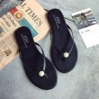 画像5: Women's flat simple sandals flip flops   シンプルパール付きフラットビーチ サンダル　スリッパ シューズ・靴 レディース 女性用 シューズ  (5)