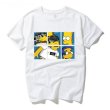 画像1:  anime SIMPSONS  cartoon short-sleeved T-shirt  シンプソンズプリント半袖Ｔシャツ　男女兼用 (1)