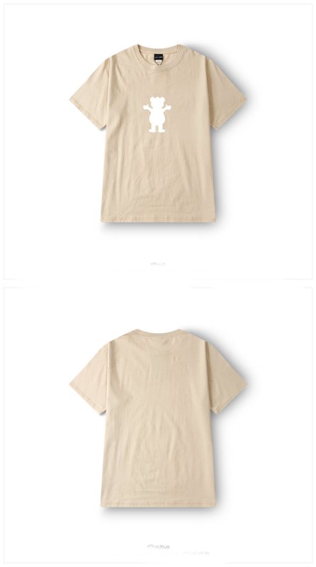 画像12: bear pattern Prin Short Sleeve T-Shirt ベアプリント半袖Ｔシャツ　男女兼用 (12)