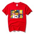 画像3:  anime SIMPSONS  cartoon short-sleeved T-shirt  シンプソンズプリント半袖Ｔシャツ　男女兼用 (3)