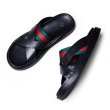 画像4: men's Leather sandals and slippers flip-flops  sandals 本革レザースタイリッシュサンダル スリッパ 　ビーチサンダル　 (4)