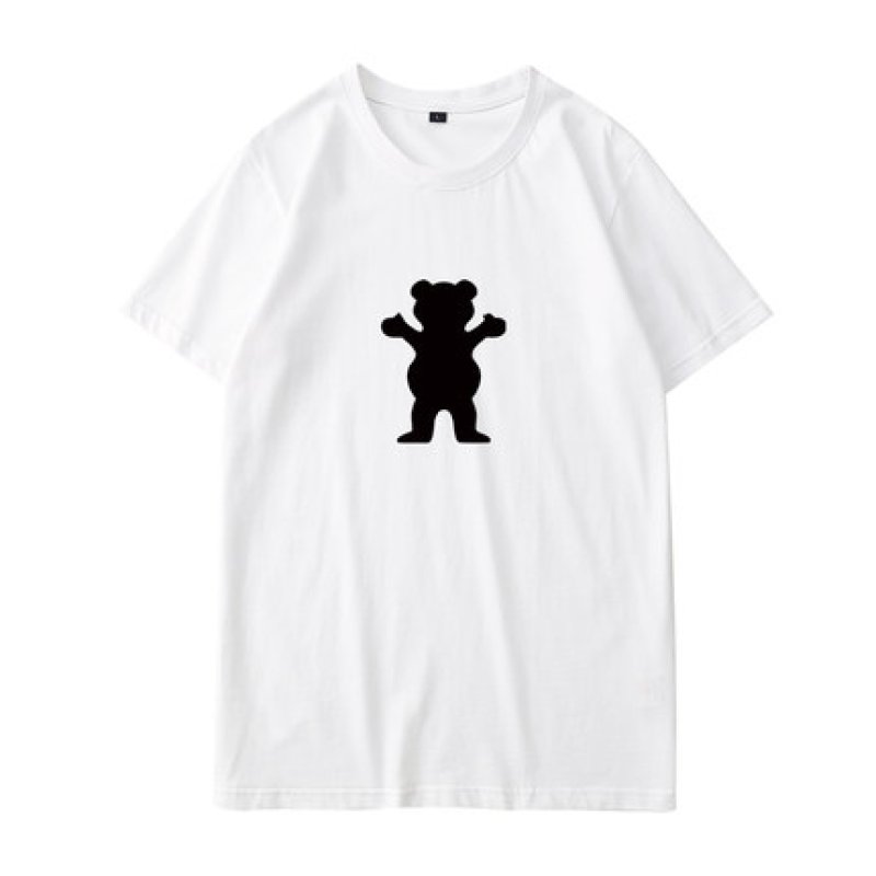 画像3: bear pattern Prin Short Sleeve T-Shirt ベアプリント半袖Ｔシャツ　男女兼用 (3)