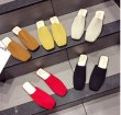 画像2: women's  Baotou half slippers sandals フラットニットスクエアヘッドサンダルスリッパ サボ (2)