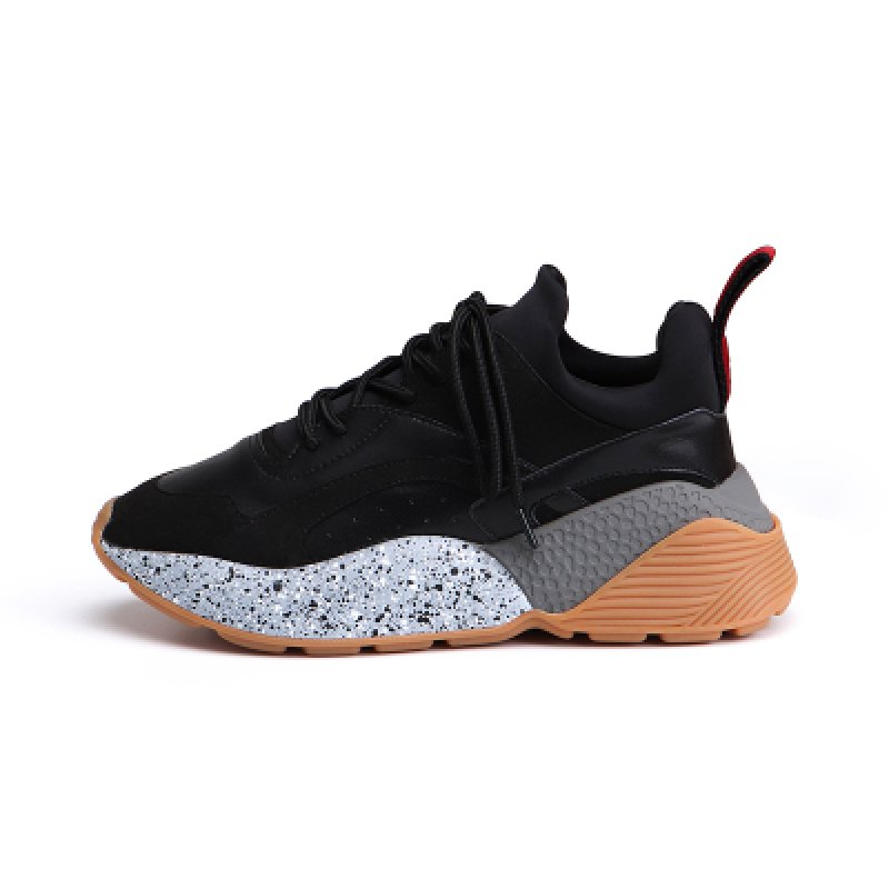 画像6:  women's color matching leather sneakers shoesカラフルレインボーカラーマッチングレザースニーカー (6)