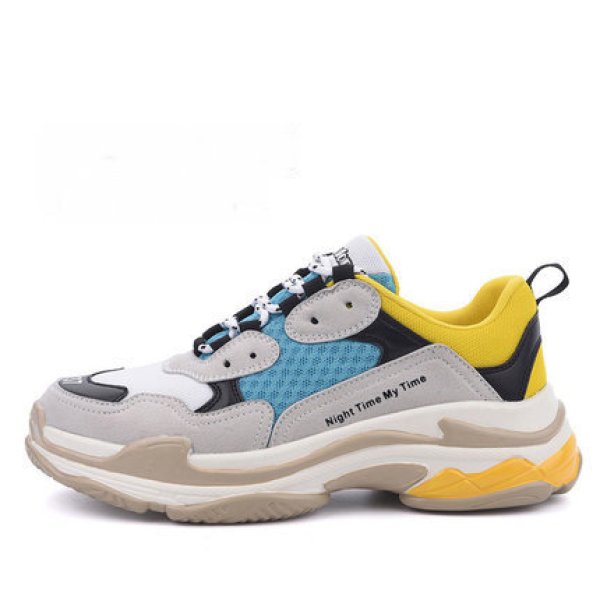 画像1:  women's color matching platform sports shoes sneakers カラフルプラットフォームスニーカー (1)