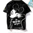 画像3: Anime  Mickey print unisex short-sleeved T-shirt  ミッキープリント半袖Ｔシャツ　男女兼用 (3)
