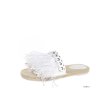 画像3: women's FairyOpen-toe ostrich feathers wear slippers flat sandals フェザー羽根つきエスニックボヘミアンフラットエスパドリーユサンダル　スリッパ サボ (3)
