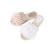 画像5: women's FairyOpen-toe ostrich feathers wear slippers flat sandals フェザー羽根つきエスニックボヘミアンフラットエスパドリーユサンダル　スリッパ サボ (5)