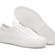 画像3: men's casual breathable sneakers shoes レースアップベーシックレザーホワイトスニーカー キャンバスシューズ  (3)