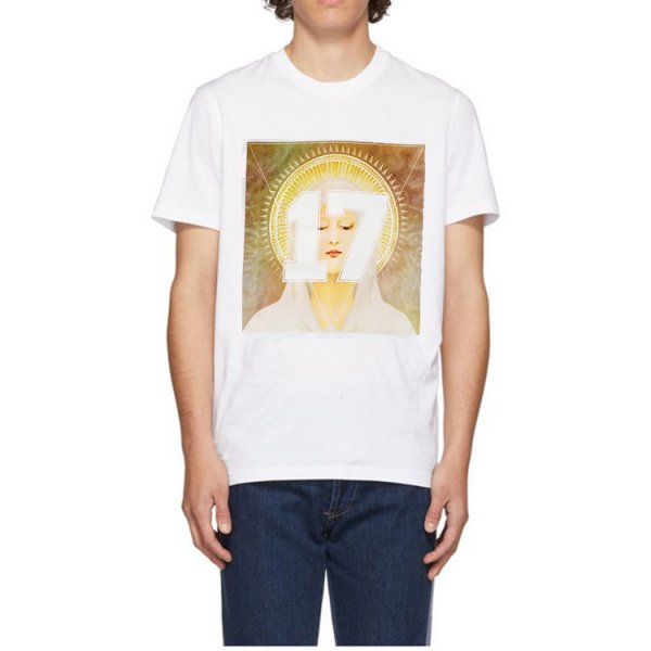 画像1:  street fashion 17 digital Virgin print short-sleeved T-shirt 　デジタルプリントストリートファッションラウンド半袖Ｔシャツ　男女兼用 (1)