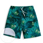 画像10:  men's Flower shorts  loose quick-drying fitness beach pants swimming trunksSwim pants速乾性フィットネスビーチパンツ水泳パンツ　  (10)