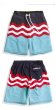 画像3:  Men's Men's quick-drying beach pants loose tie shorts swimming trunksSwim pants　速乾性カジュアルスリムストレートカラー5分丈パンツビーチパンツ水泳パンツ　  (3)