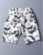 画像2:  Men's Summer New Fashion Casual Slim Straight Color Five-Pants  swimming trunksSwim pants　カジュアルスリムストレートカラー5分丈パンツビーチパンツ水泳パンツ　  (2)