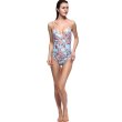 画像4: Women's sexy  Flower Pattern One Piece Swimsuit フラワー柄ワンピーススイムウエア水着モノキニ (4)