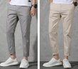 画像3: MEN'S Slim nine pants メンズ9分丈カジュアルコットンパンツ　チノパン (3)